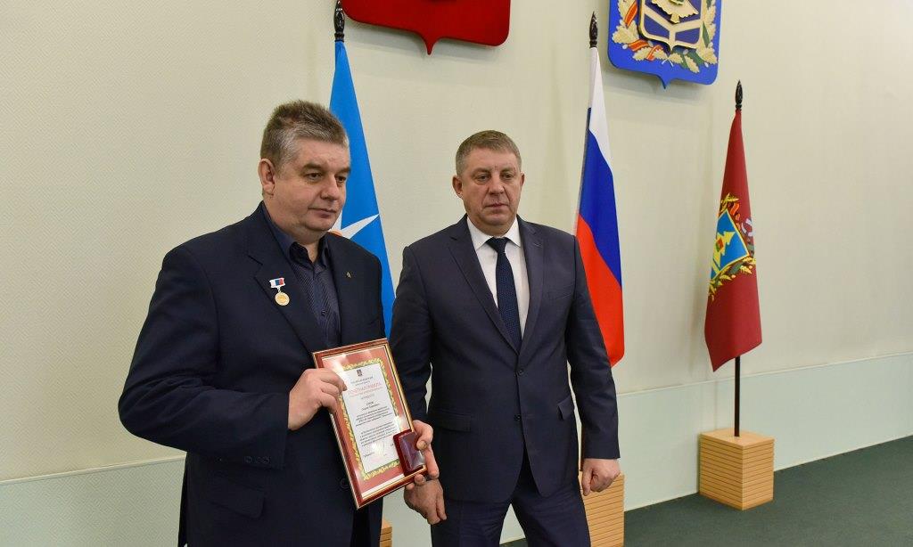 С.С. Сухов награжден Почетной грамотой Губернатора Брянской области