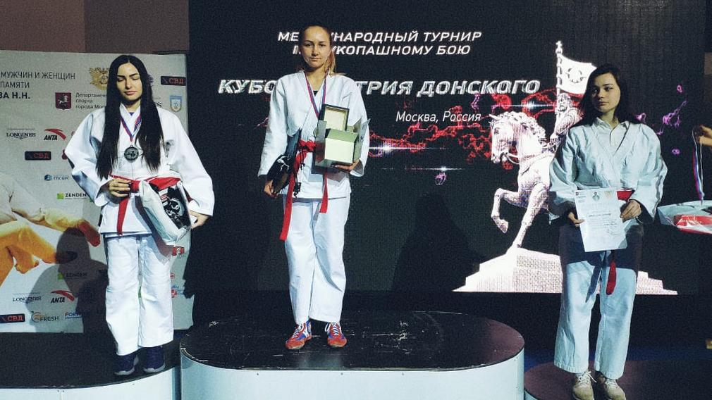 Ольга Королева - победительница  международных соревнований по рукопашному бою
